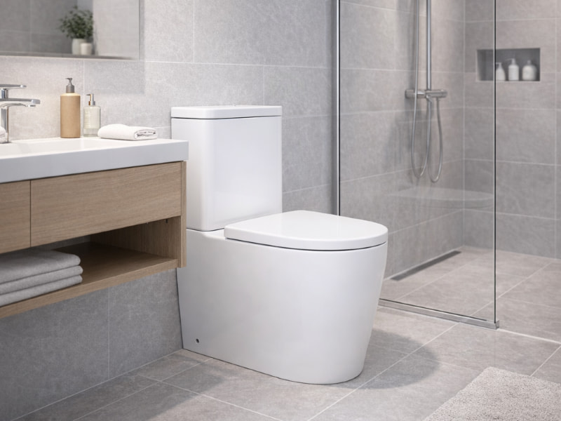 TAITAO Two-Piece Rimless Back-to-Wall Toilet CT10506