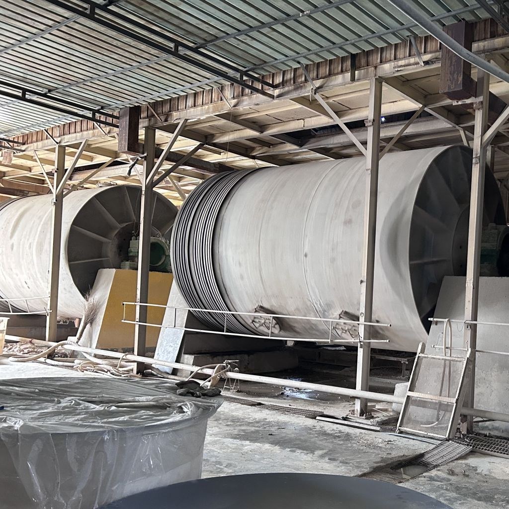 Ball mills and slurry batching equipment at the TAITAO Tangshan factory