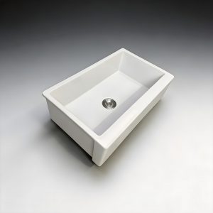 Wholesale 33-inch Fireclay Farmhouse Sink - TAITAO Single Bowl Apron Front Kitchen Sink S332018P