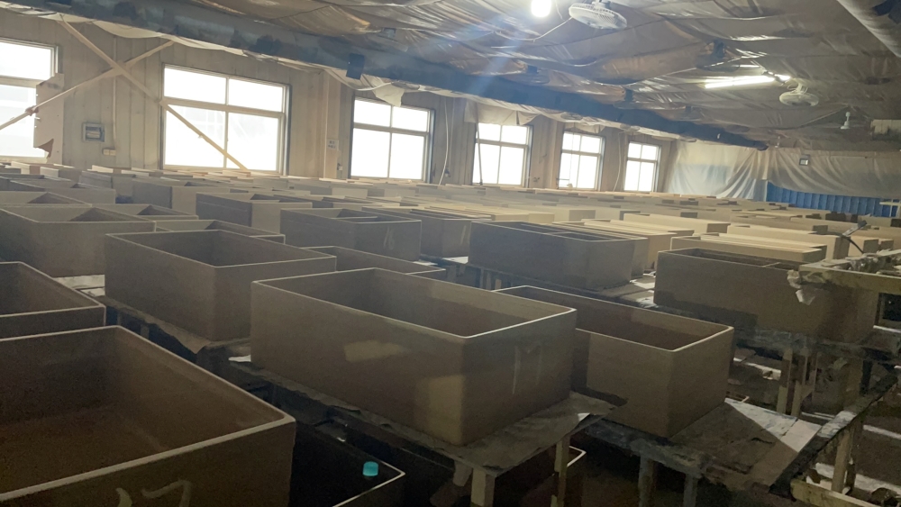 Controlled green bodies curing inside TAITAO humidified facility